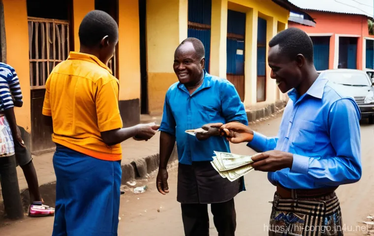 콩고 공화국에서 가장 많이 사용하는 결제 수단 - **Prompt: "An energetic urban street in a modern city of the Democratic Republic of Congo (DRC), ill... 콩고 공화국에서 가장 많이 사용하는 결제 수단 - **Prompt: "An energetic urban street in a modern city of the Democratic Republic of Congo (DRC), ill...
